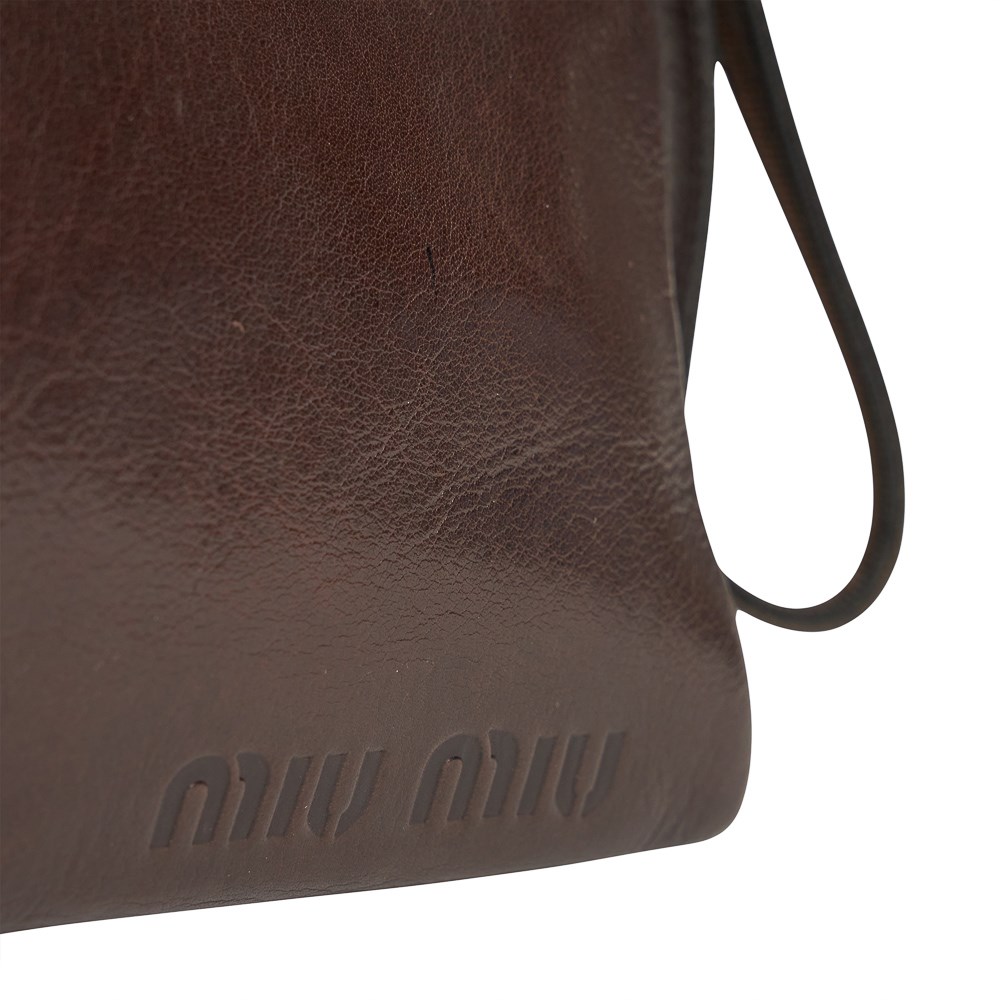 2000s MIU MIU leather Body bag-