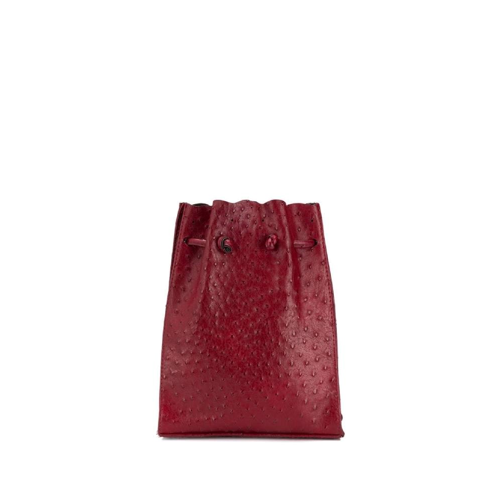Angelo Vintage Cult A.n.g.e.l.o. Vintage Cult Zainetto Anni '90 – borsa vintage Molto Buono, Rouge H, Tela e Pelle