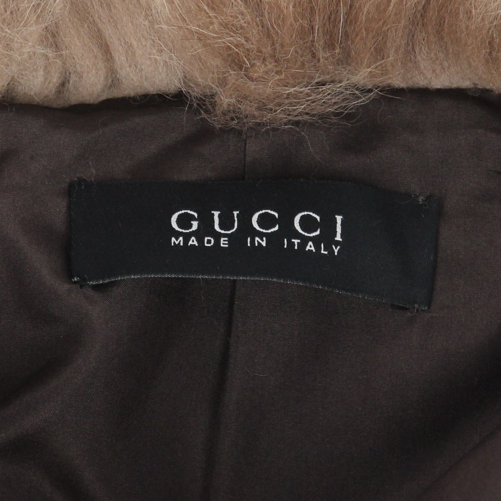 Gucci fluffy outlet jacket