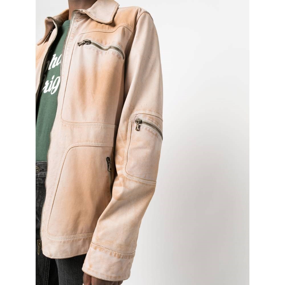 ジャケット・アウター DOLCE&GABBANA leather jacket 00s FOR SALE) Two 2000s Dolce & Gabbana Lambskin Leather Jackets