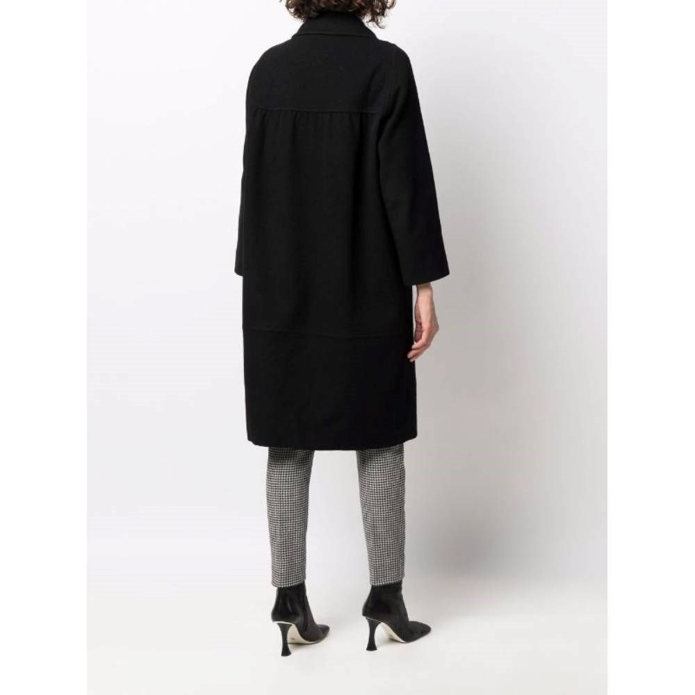 初期 90SDRIES VAN NOTEN スプリング ボックスコート 黒 M Dries Van Noten: ブラック ウール コート | SSENSE 日本